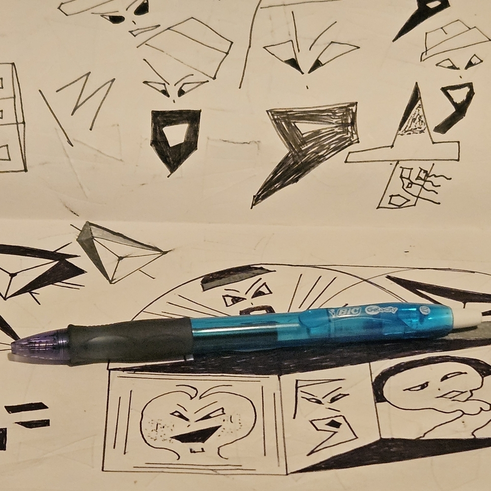 Bic Pen Blue Gel